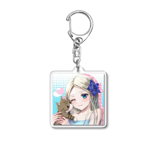 Erikaとくーちゃん Acrylic Key Chain