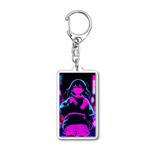 #Neon Shibuya ver4 Acrylic Key Chain