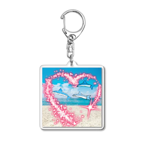 イルカくん Acrylic Key Chain