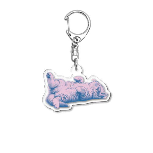 ねこごろり Acrylic Key Chain