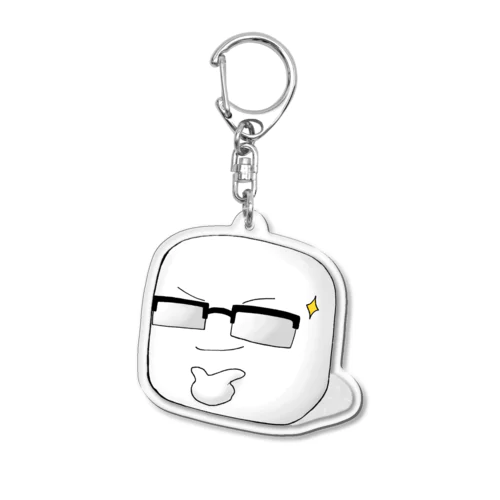 おとうふくん Acrylic Key Chain