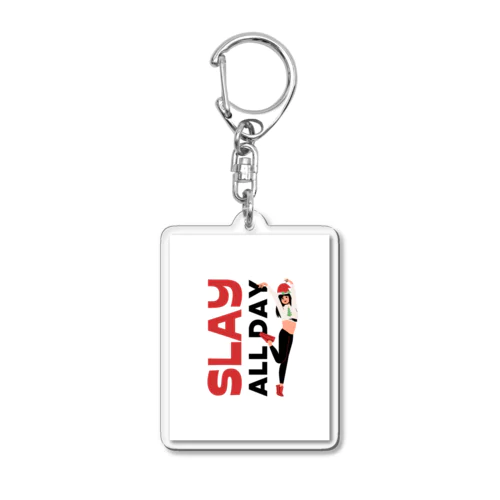 SLAY ALL DAY Acrylic Key Chain