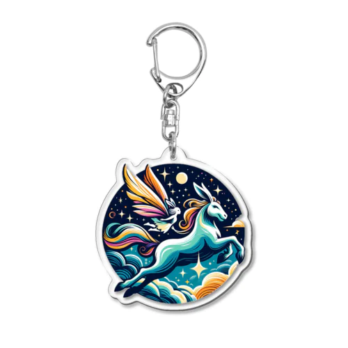 ウサギの妖精 Acrylic Key Chain