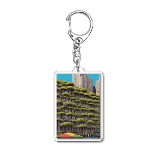 都会の森 Acrylic Key Chain
