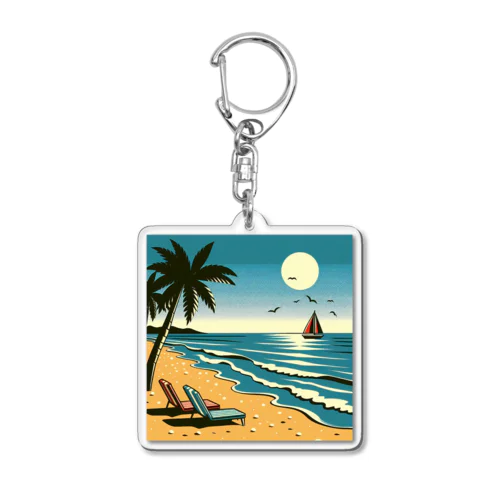 80s CityPop No.33 Acrylic Key Chain