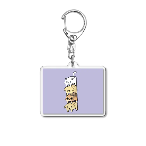 うちの4匹グッズ Acrylic Key Chain