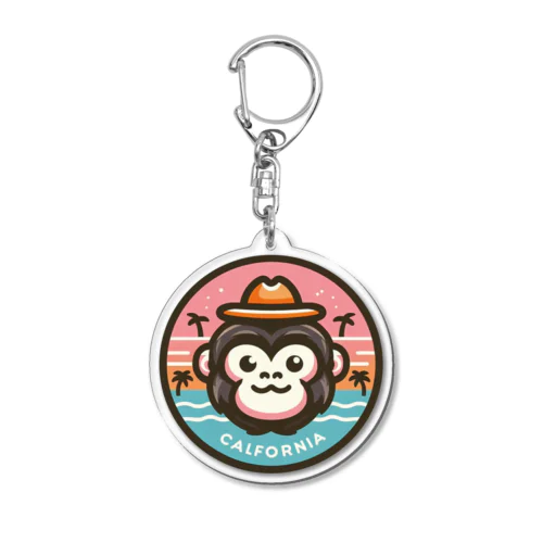 RCW_Goods_gorillaCalifornia Acrylic Key Chain