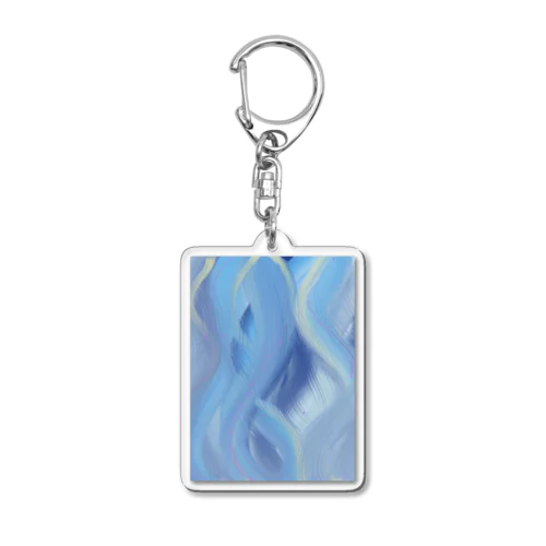 wave Acrylic Key Chain