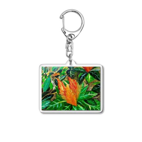 道端の花 Acrylic Key Chain