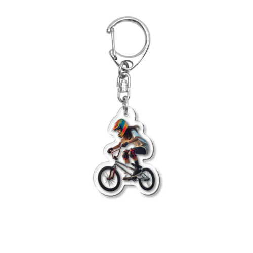 BMX Acrylic Key Chain