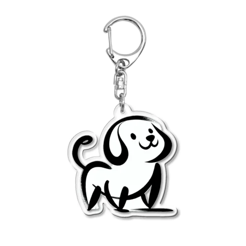 散歩つれてけ Acrylic Key Chain