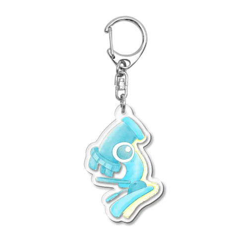 顕微鏡くん Acrylic Key Chain