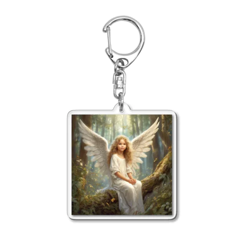 angel Acrylic Key Chain