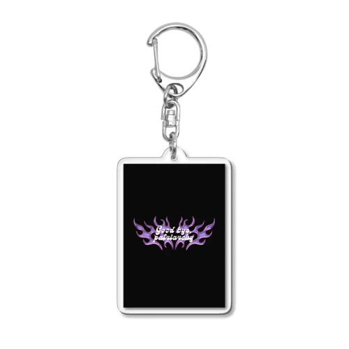 Good bye, patriarchy - y2k purple Acrylic Key Chain