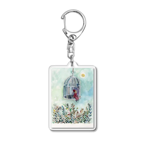 鳥籠の夜 Acrylic Key Chain