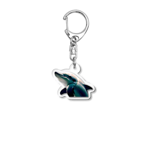 イルカ上 Acrylic Key Chain