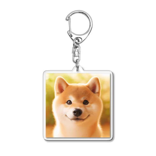 かわいい柴犬の子犬 #5 Acrylic Key Chain