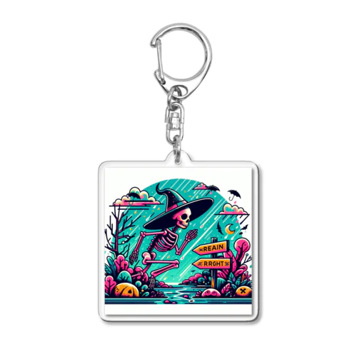 骸骨紳士シリーズ　雨ニモマケズ、風ニモマケズ Acrylic Key Chain