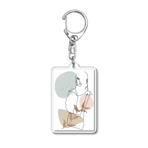 winter Acrylic Key Chain