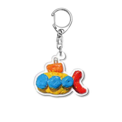 えびフライサブマリン（ラッキークリップ付き） Acrylic Key Chain