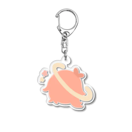 どせぴシルエット Acrylic Key Chain