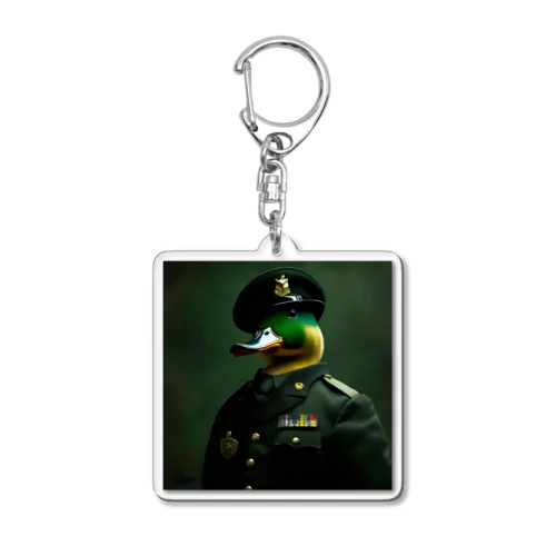 アヒル軍曹 Acrylic Key Chain