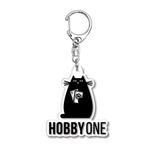 HOBY ONE 黒ロゴ Acrylic Key Chain