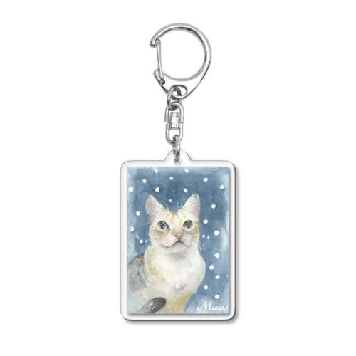 ピクシーと雪 Acrylic Key Chain