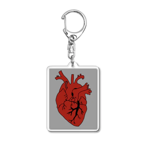 心臓バクバク Acrylic Key Chain