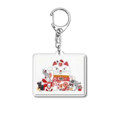 お守り動物園 Acrylic Key Chain