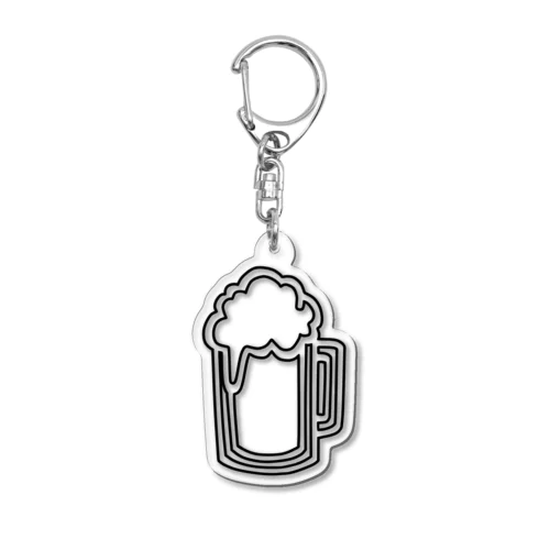 ビール Acrylic Key Chain