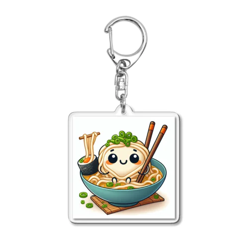 かわいいうどん Acrylic Key Chain