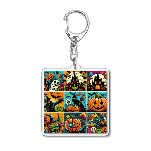 ポップなハロウィン Acrylic Key Chain