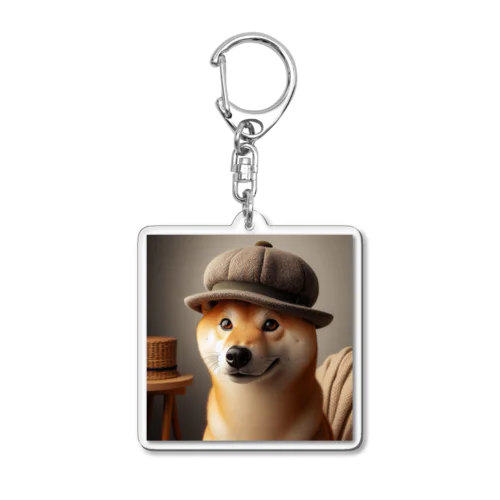 おでかけ柴犬 Acrylic Key Chain