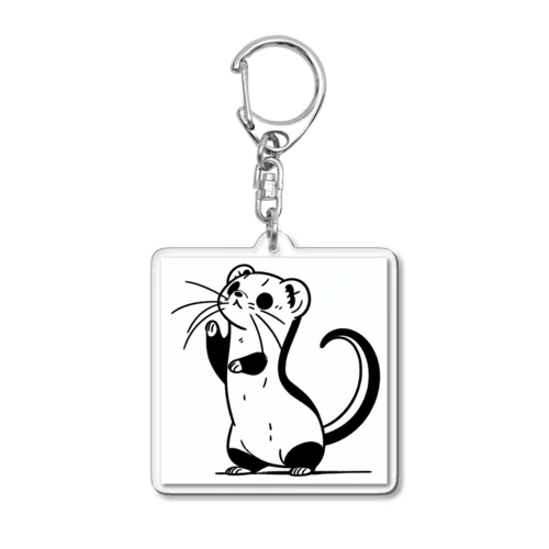 通常フェレットくん Acrylic Key Chain