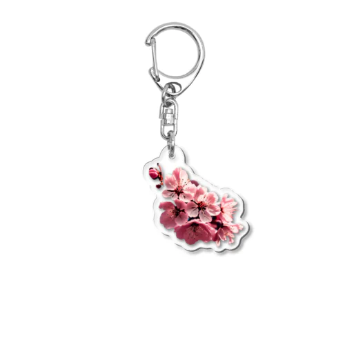 桜 Acrylic Key Chain