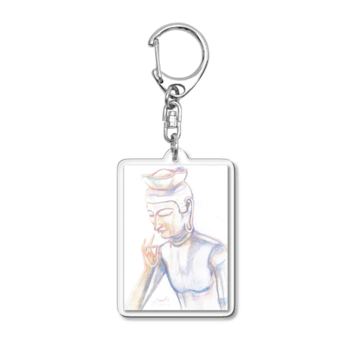 弥勒菩薩デッサン Acrylic Key Chain