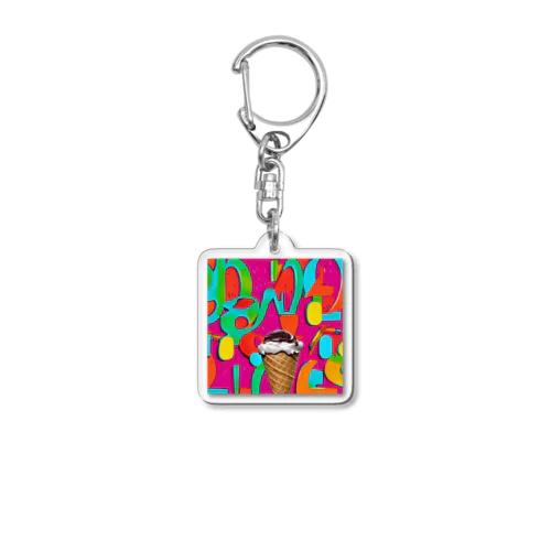 アイスクリーム Acrylic Key Chain