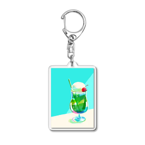 クリームソーダ Acrylic Key Chain