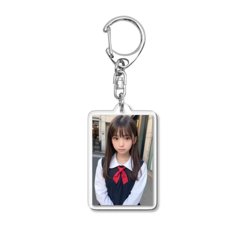 AI美女collection Acrylic Key Chain