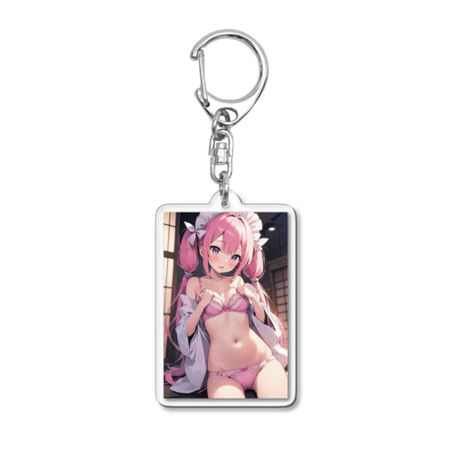 美少女ランジェリーグッズ♪ Acrylic Key Chain