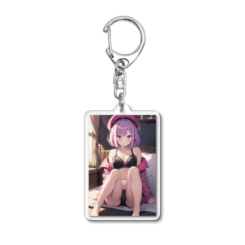 ランジェリー美少女 Acrylic Key Chain