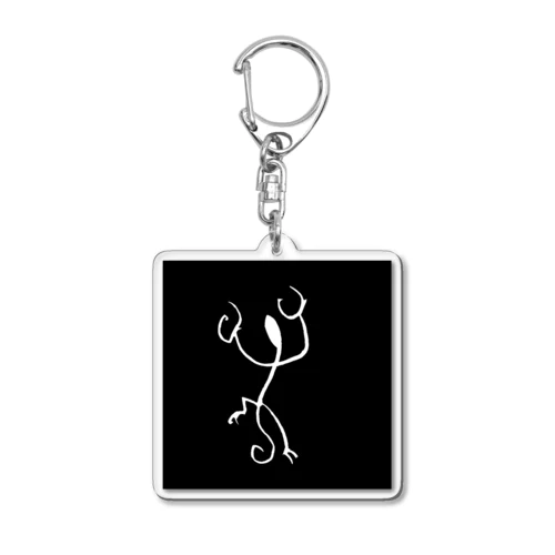 スネークマン（snake man）黒ver Acrylic Key Chain