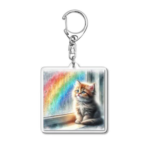 猫 Acrylic Key Chain