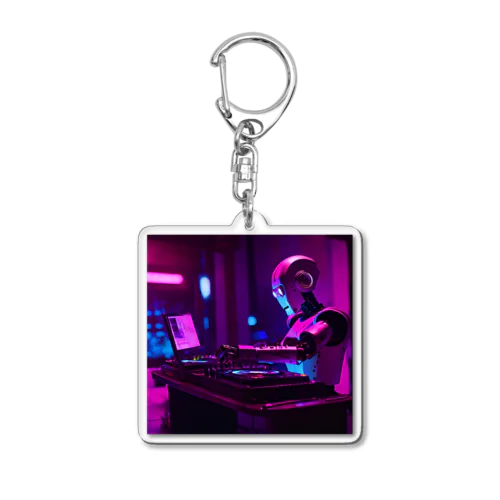 DJロボット2 Acrylic Key Chain