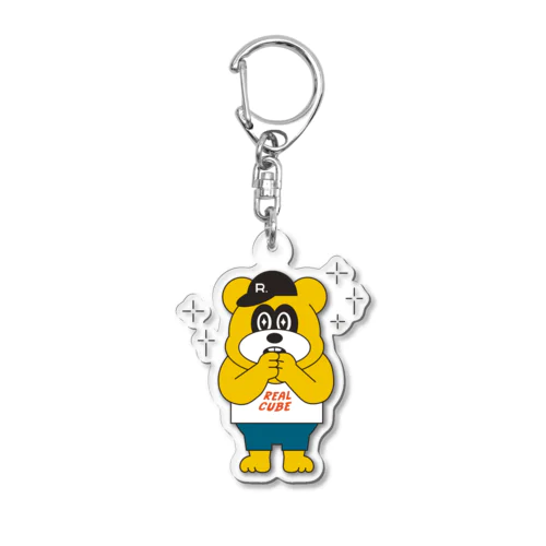 一生のお願いりのくまちゃん Acrylic Key Chain