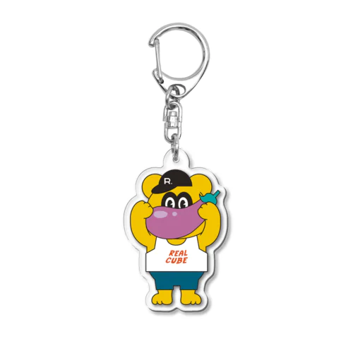 もんだいナス！のりのくまちゃん Acrylic Key Chain