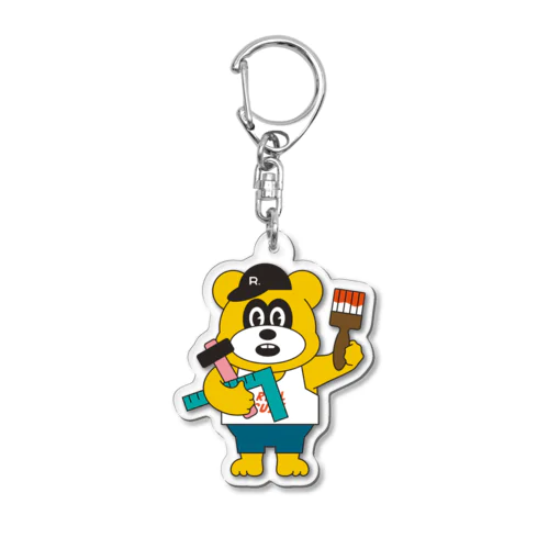 リノベなりのくまちゃん Acrylic Key Chain