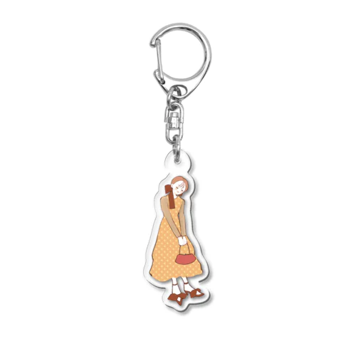 #6 Warm Spring Acrylic Key Chain