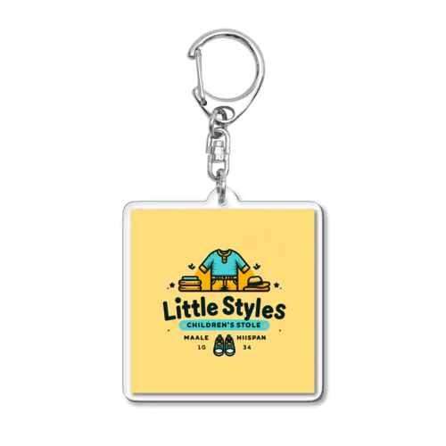 little styles yellow Acrylic Key Chain